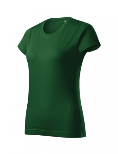 Women`s basic free f34 T-shirt, bottle green, Malfini