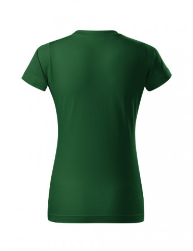 Women`s basic free f34 T-shirt, bottle green, Malfini