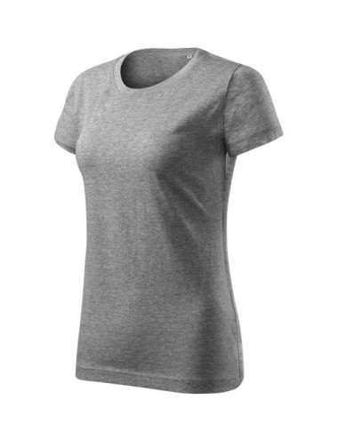 Women`s basic free f34 t-shirt, dark gray melange, Malfini