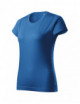 Basic Free F34 T-Shirt für Damen, azurblau Malfini