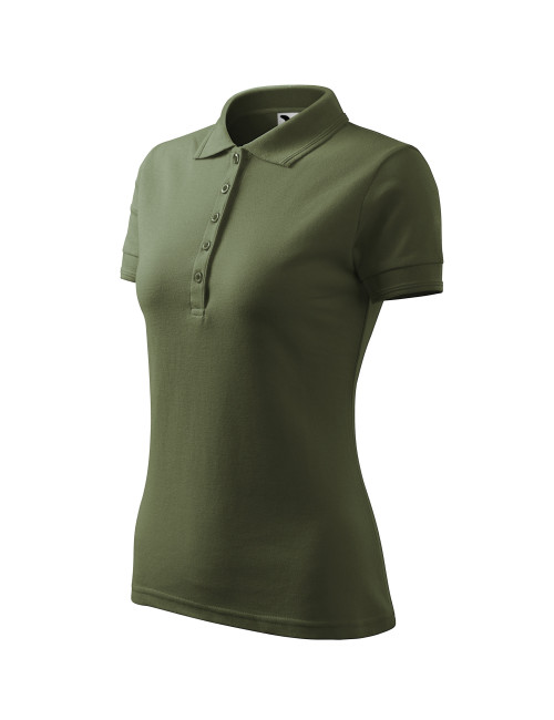 Damen-Pique-Poloshirt 210 Khaki Adler Malfini® Poloshirt