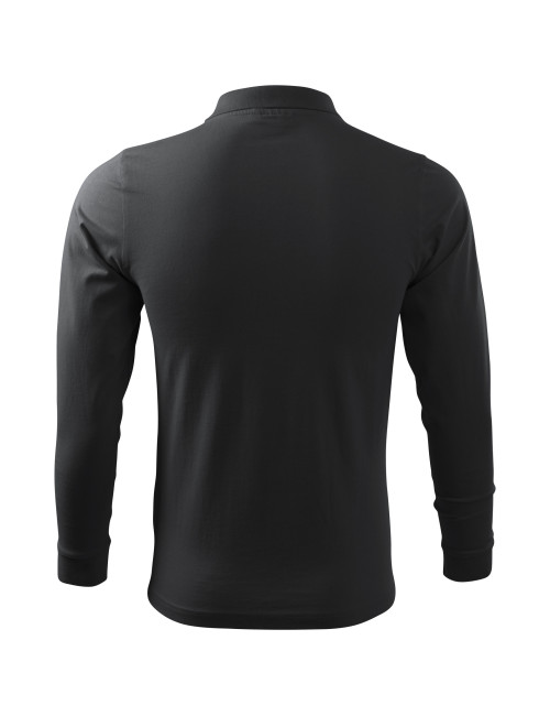 Men`s single polo shirt j. ls 211 ebony gray Adler Malfini®