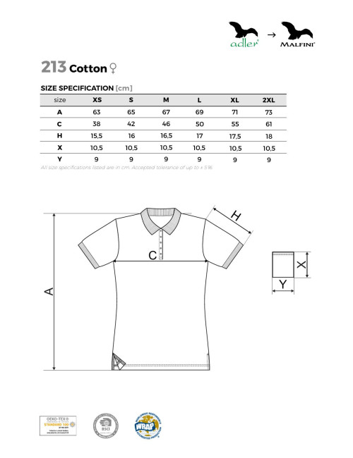 Women`s polo shirt cotton 213 grass green Adler Malfini®