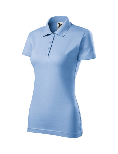 Damen-Einzelpoloshirt, Größe 223, blau Adler Malfini®