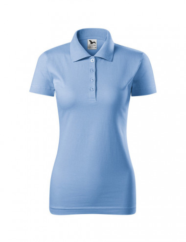 Damen-Einzelpoloshirt, Größe 223, blau Adler Malfini®