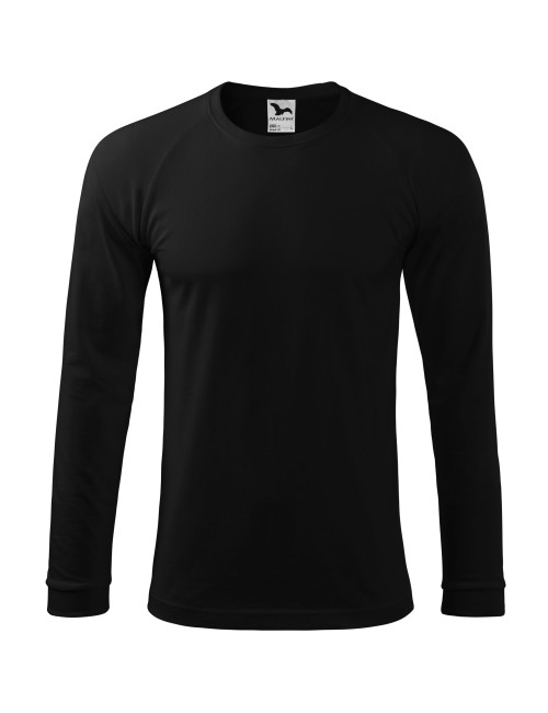 Herren-Straßen-T-Shirt ls 130 schwarz Adler Malfini®