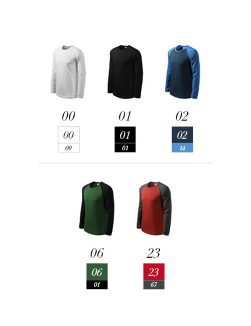 Herren-Straßen-T-Shirt ls 130 schwarz Adler Malfini®