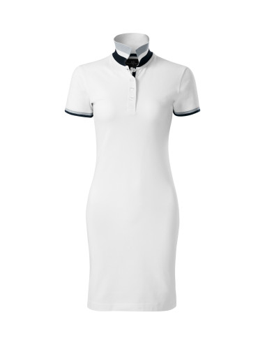 Dress up 271 weißes MALFINI Premium Damen-Bleistiftkleid aus Baumwolle