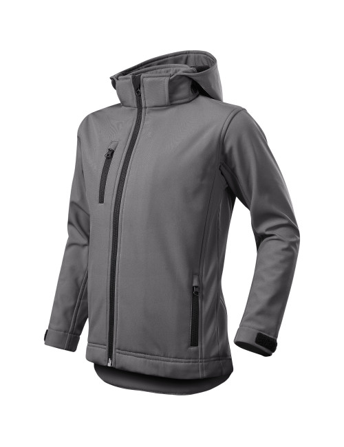 Children`s softshell jacket performance 535 steel Adler Malfini®