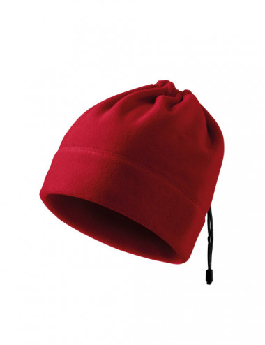 Fleece hat 2in1 neck warmer 519 Marlboro red Malfini