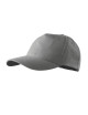 MALFINI Unisex cap, five-panel cut, 307, gray gray embroidery, print