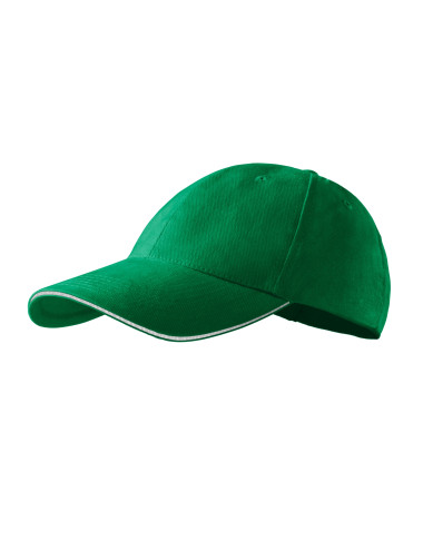 Unisex sandwich cap 6p 306 grass green Adler Malfini®