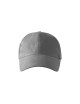 MALFINI Unisex-Cap, Six-Panel-Schnitt, 305, grauer Druck, Stickerei