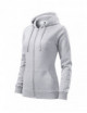 2Women`s trendy zipper sweatshirt 411 light gray melange Adler Malfini®