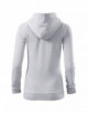 2Women`s trendy zipper sweatshirt 411 light gray melange Adler Malfini®