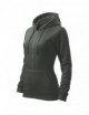 2Women`s trendy zipper sweatshirt 411 dark khaki Adler Malfini®