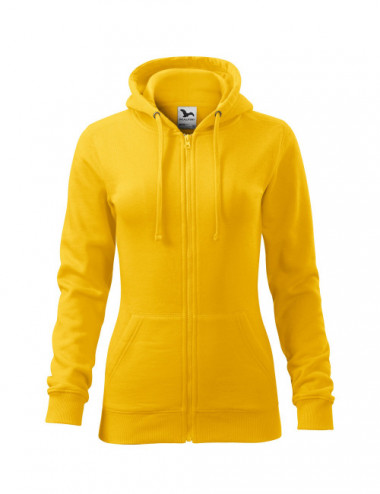 Women`s trendy zipper sweatshirt 411 yellow Adler Malfini®