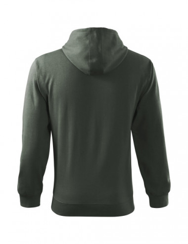 Men`s trendy zipper sweatshirt 410 dark khaki Adler Malfini®