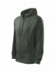 2Men`s trendy zipper sweatshirt 410 dark khaki Adler Malfini®