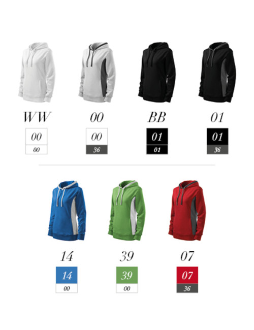 Women`s sweatshirt kangaroo 408 azure Adler Malfini®