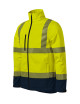 Softshell kurtka unisex hv drop 5v3 fluorescencyjny żółty Malfini Rimeck®