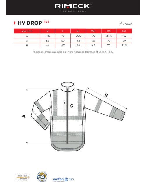 Softshell jacket unisex hv drop 5v3 fluorescent yellow Malfini Rimeck®