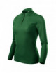 Women`s polo shirt pique polo ls 231 bottle green Adler Malfini®