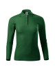 Women`s polo shirt pique polo ls 231 bottle green Adler Malfini®