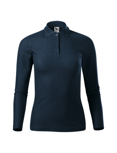 Damen-Poloshirt Piqué Polo LS 231 Marineblau Adler Malfini®