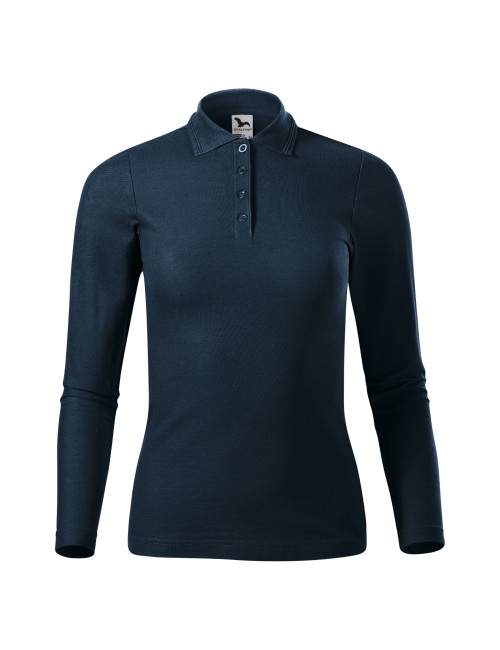 Damen-Poloshirt Piqué Polo LS 231 Marineblau Adler Malfini®