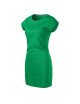 FREEDOM 178 grass green Loose women`s MALFINI tunic dress with embroidery