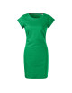 FREEDOM 178 grass green Loose women`s MALFINI tunic dress with embroidery