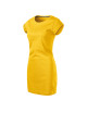 FREEDOM 178 yellow Loose women`s dress tunic MALFINI decorations