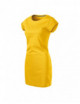 Freedom 178 żółta luźna sukienka damska tunika Malfini