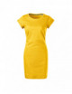 2Freedom 178 żółta luźna sukienka damska tunika Malfini