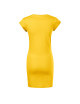 FREEDOM 178 yellow Loose women`s dress tunic MALFINI decorations