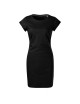 FREEDOM 178 black Loose women`s dress tunic MALFINI logo print