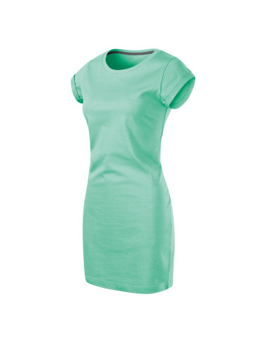 FREEDOM 178 mint women`s dress tunic MALFINI logo embroidery