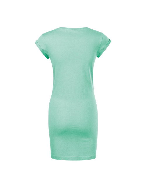 FREEDOM 178 mint women`s dress tunic MALFINI logo embroidery