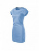 Freedom 178 luźna sukienka błękitna damska tunika Malfini