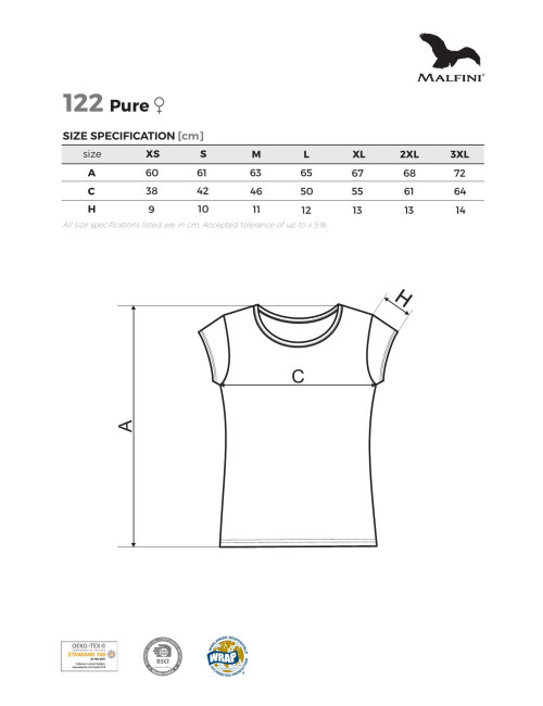 Women`s T-shirt pure 122 pink Adler Malfini®