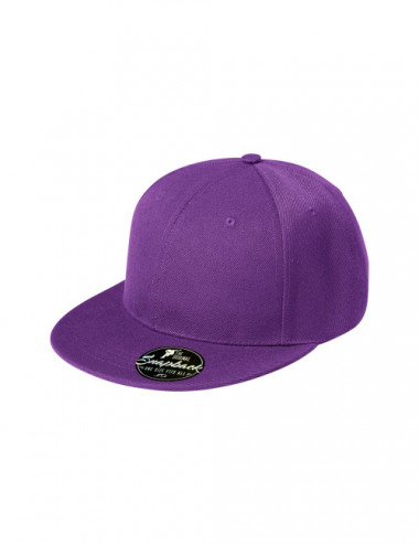 Unisex rap cap 6p 302 purple Adler Malfini®