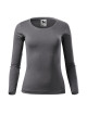 Damen-T-Shirt Fit-T LS 169 Steel Adler Malfini®