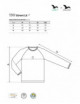 2Unisex-Straßen-T-Shirt LS 130 Ebenholzgrau Malfini Rimeck®