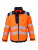 2PW3 warning jacket orange/navy blue Portwest