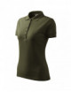 Women`s pique polo 210 military Adler Malfini® polo shirt