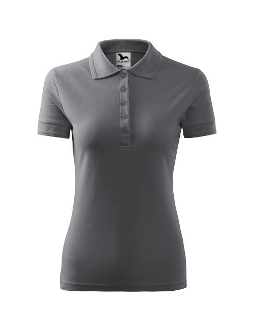 Damen-Pique-Poloshirt 210 Steel Adler Malfini®