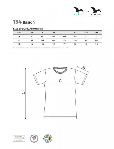 Basic 134 Military Adler Malfini® T-Shirt für Damen