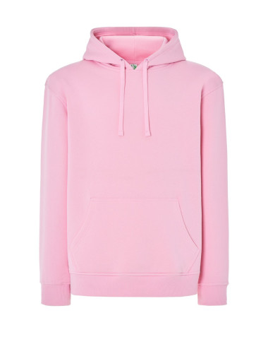 Bluzy dresowe męskie swra kng kangaroo pk - pink Jhk