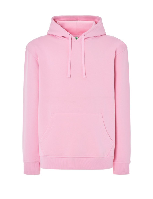 Bluzy dresowe męskie swra kng kangaroo pk - pink Jhk